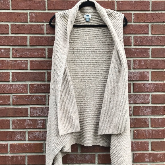 OLD NAVY sleeveless sweater cardi - Picture 1 of 5
